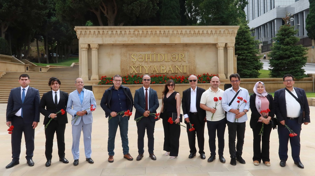 Mərakeşli jurnalistlər ölkəmizdə səfərdədir - FOTOLAR